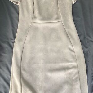 Calvin Klein Cream Midi Sheath Dress